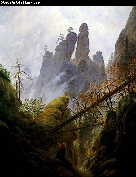 Caspar David Friedrich Rocky Ravine